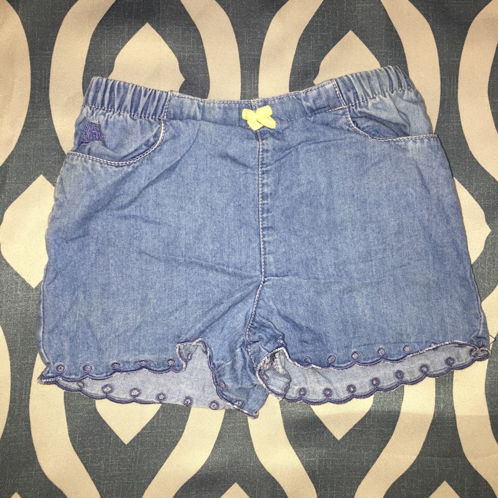 5/$25 Tommy Hilfiger denim shorts 12-18 months